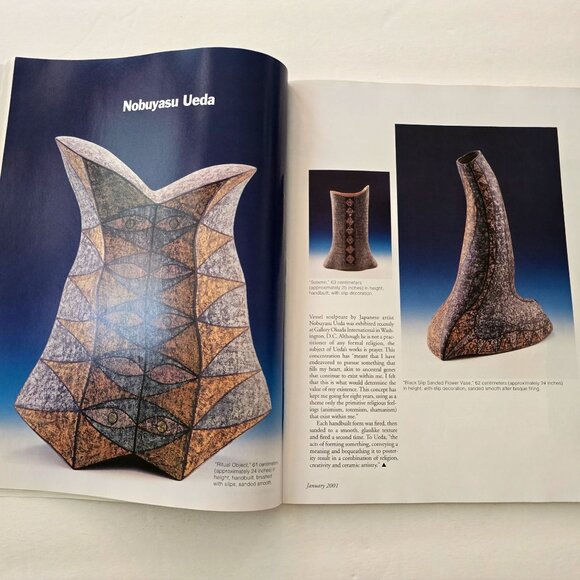 Ceramics Monthly Magazine January 2001 Featuring Making Pottery In Turkey - Picture 8 of 16